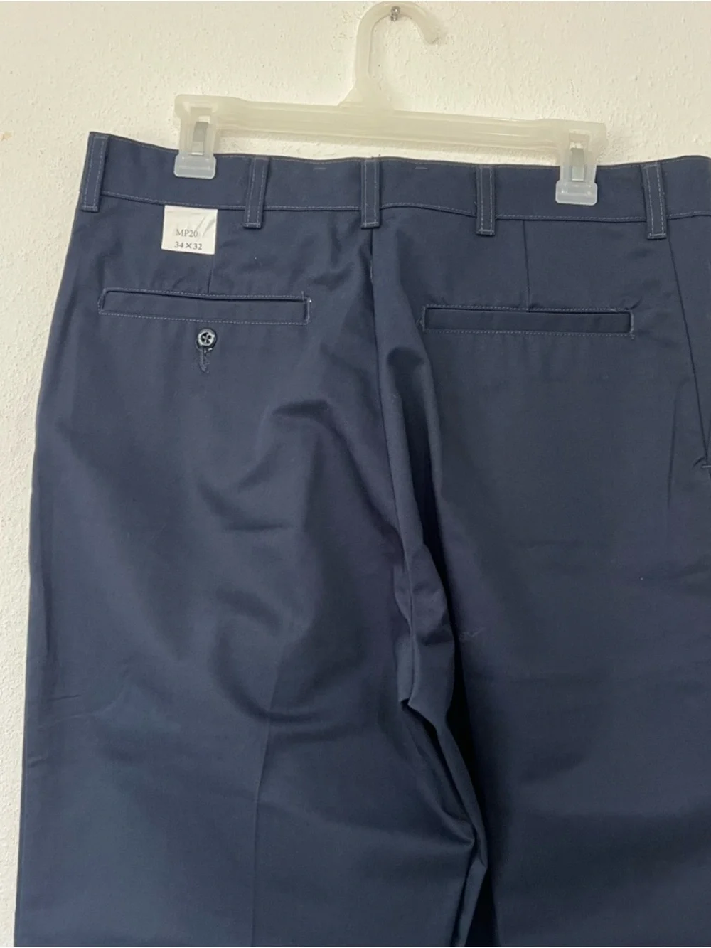 Set of 3 Pants MP20 Men Classic Blue Chinos Pants Size 34” x 32” Casual or Work - Picture 5 of 15